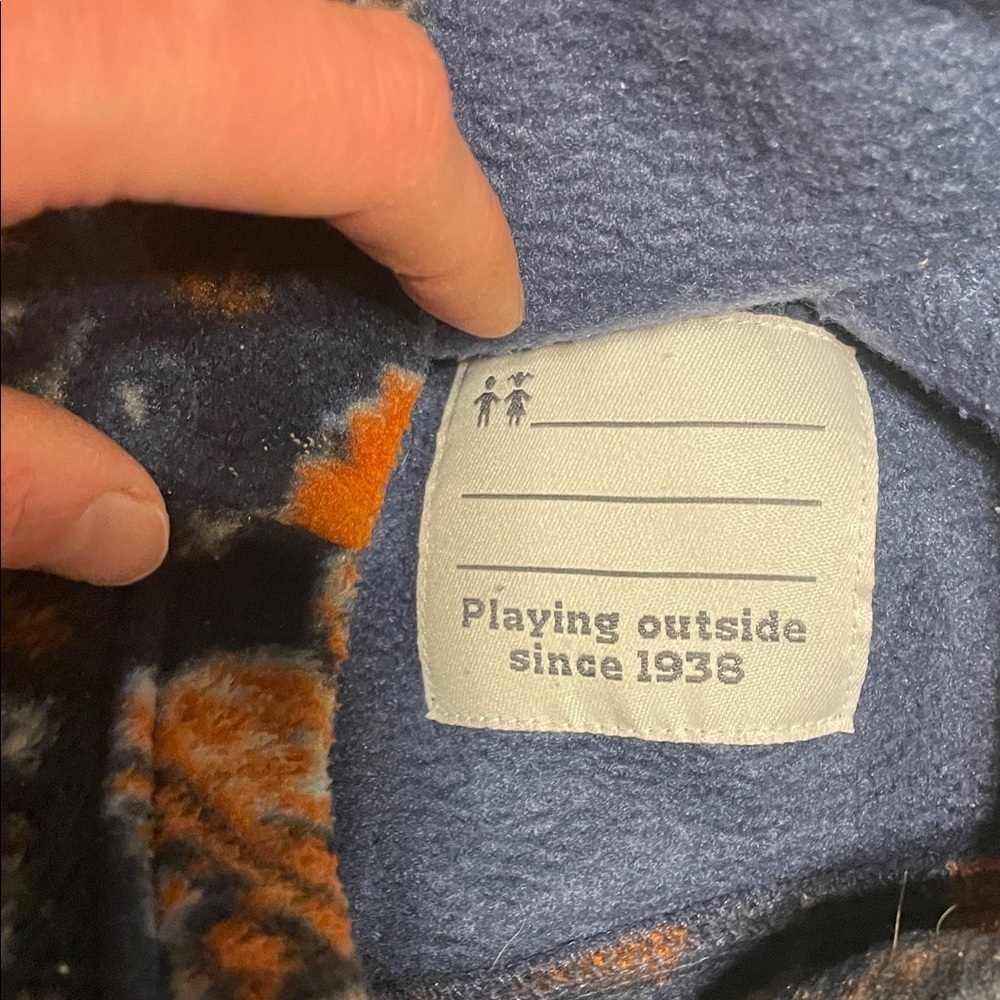 Columbia Kids' Navy and Orange Hooded Jacket - Picture 5 of 6